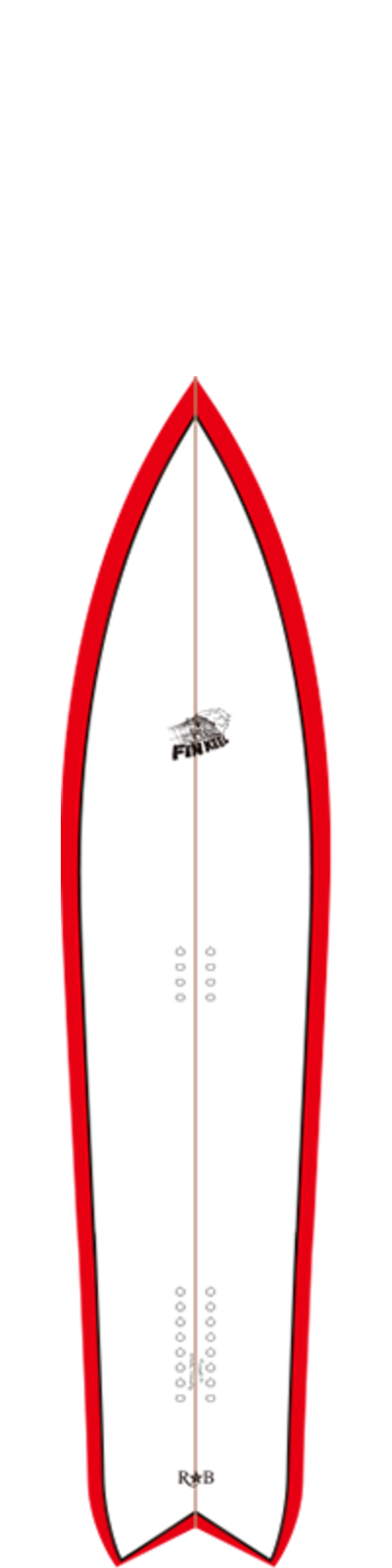 FINKEEL Carbon White with Fin