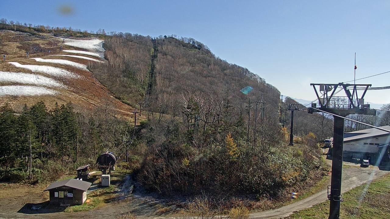 ゴンドラリフト山頂（栂の森駅）標高1580m